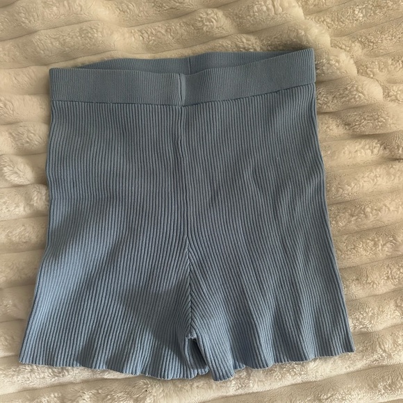 Daisy Light Blue Ribbed Knitwear - Picture 4 of 4